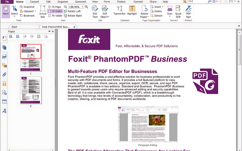 Foxit PhantomPDF Business 9 là gì?