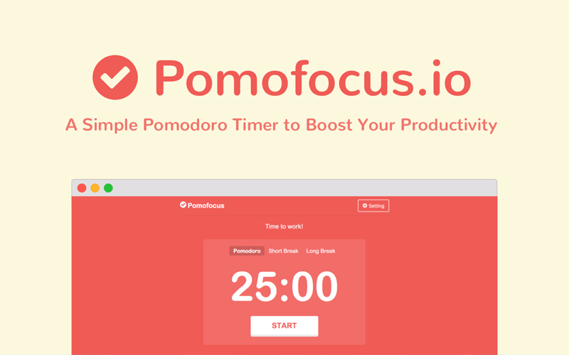 Pomodoro Focus Timer: App đồng hồ bấm giờ online 